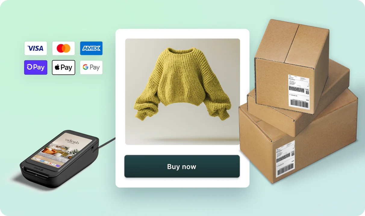 Shopify development with top and cart and payment cards for Shopify migration